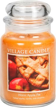 Village Candle Dišeča sveča v kozarcu Warm Apple Pie 602 g