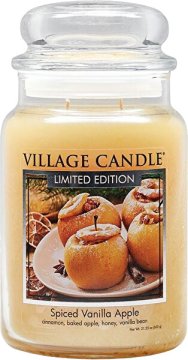 Village Candle Dišeča sveča v kozarcu Spiced Vanilla Apple 602 g