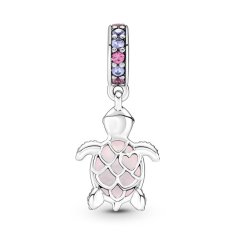 Pandora Eleganten srebrn obesek Morska želva Moments 798939C02