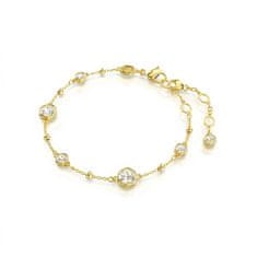 Swarovski Modna pozlačena zapestnica s kristali Imber 5680094