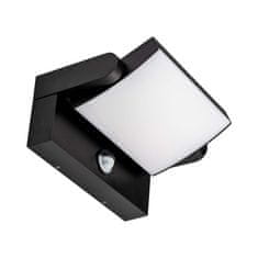 V-TAC LED stenska svetilka 17W 4000K 2520lm IP65 s senzorjem črna