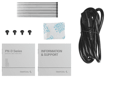 DEEPCOOL PN850D napajalnik, 850W, modularni, 2V-2x6, 80 PLUS Gold, črn (R-PN850D-FC0B-EU)