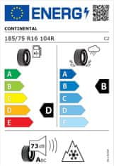 Continental Zimska pnevmatika 185/75R16C 104R VanContact Winter DOTXX24 04530890000