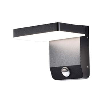 V-TAC LED stenska svetilka 17W 3000K 2520lm IP65 s senzorjem črna