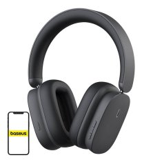 BASEUS Slušalke Bluetooth 5.2 Baseus Bowie H1, ANC (sive)