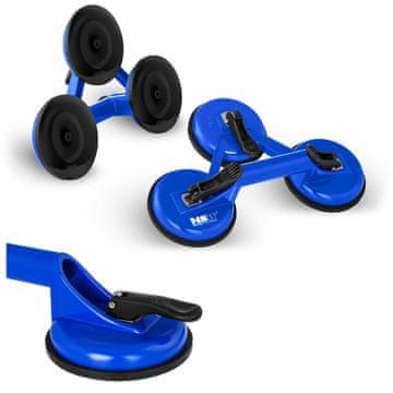 shumee Držalo za prisesek za premično steklo, trojna nosilnost do 120 kg, 2 kosa.