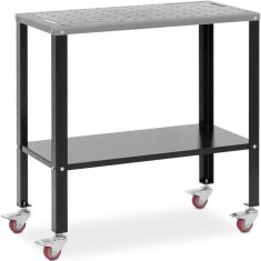shumee Mobilna montažna varilna miza s polico do 544kg, 91x46cm