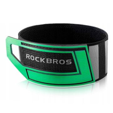 ROCKBROS Odsevni trak za kolo, nogo, roko in nahrbtnik – zelen