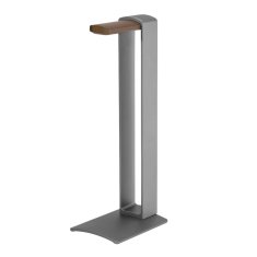 shumee Stojalo za slušalke na mizi iz aluminija in srebrnega lesa