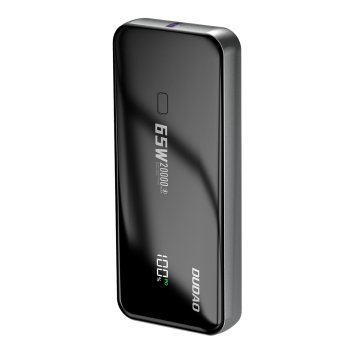 shumee Powerbank 20000mAh 65W 1x USB-C 2x USB-A s črnim zaslonom