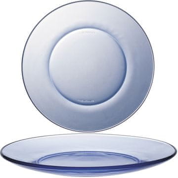 Duralex Desertni krožnik Duralex LYS MARINE modri premer 190 mm - komplet 6 kosov.