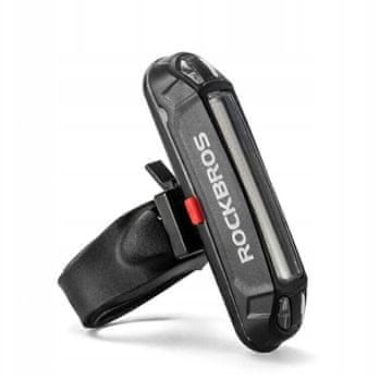 ROCKBROS Rdeča, vodoodporna zadnja kolesarska luč za namestitev pod sedež, USB-A