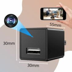BESTMART KAMERA SKRITA V POLNILCU USB