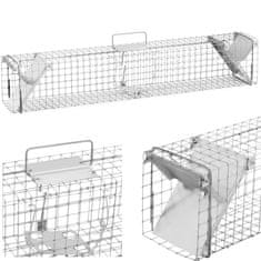 shumee Živa past za lisice, podgane, kune, 101,5 x 15,5 x 19,5 cm, velikost mrežnega očesa: 25 x 25 mm