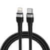 Kabel za iPhone USB-C - Lightning PD 30W 2m črn