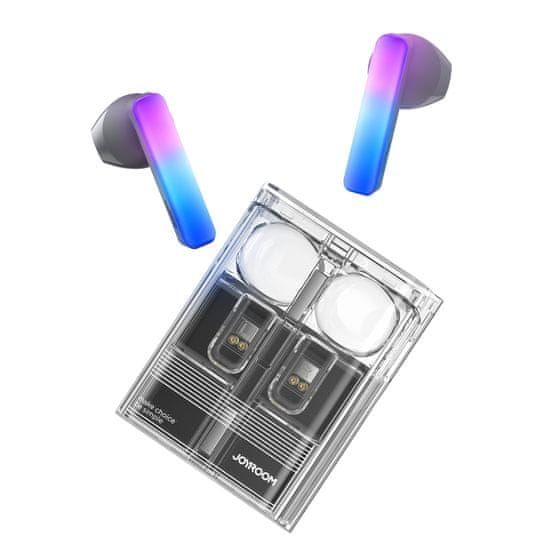 shumee TWS IceLens Series brezžične slušalke z LED lučkami, črne