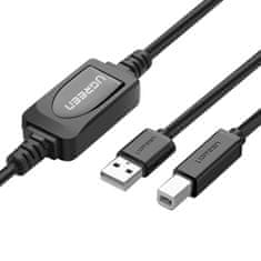 Ugreen Kabel za tiskalnik ali skener USB-B - USB-A 2.0 10 m črn