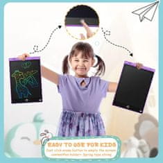 JOJOY® LCD tablica za risanje in pisanje, Grafična tablica, Tablica za otroke (Tablica + Pisalo z radirko) | WHIZZPAD 1+1 GRATIS