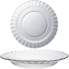 shumee Globoki krožnik Duralex PICARDIE, prozoren, 230 x 35 mm - set 6 kos.