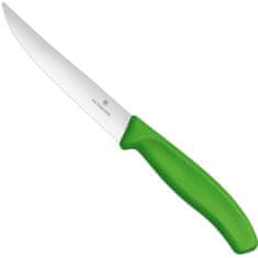 Victorinox NOŽ ZA PICO IN ZREZKE, NAZOBČAN, OSTRA KONICA, NERJAVEČE JEKLO, ZELEN