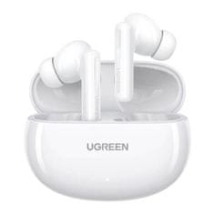 Ugreen Brezžične slušalke HiTune T6 z funkcijo ANC + kabel USB-A - USB-C bele