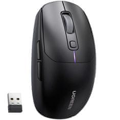 shumee Brezžična Bluetooth 5.0 USB 2,4 GHz računalniška miška - črna