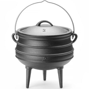 shumee Litoželezni kotel, lovski lonec nad ognjem za juhe in enolončnice. 245 x 280 mm 6 l