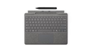 Microsoft Surface Pro tipkovnica s peresom Slim Pen, platina, SLO gravura (8X6-00236)
