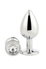 Dreamtoys ANALNI ČEP Gleaming Love Silver Medium