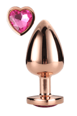 Dreamtoys ANALNI ČEP Gleaming Love Rose Gold Large