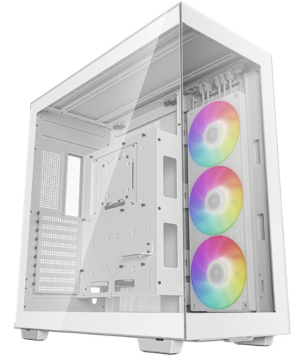 DEEPCOOL CH780 računalniško ohišje, Full Tower, E-ATX, ARGB, kaljeno steklo, belo (R-CH780-WHADE41-G-1)