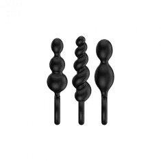 Satisfyer Anal Toys KOMPLET ANALNIH ČEPOV Satisfyer Booty Call Black