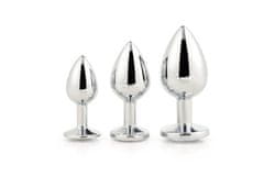 Dreamtoys KOMPLET ANALNIH ČEPOV Gleaming Love Silver