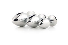Dreamtoys KOMPLET ANALNIH ČEPOV Gleaming Love Silver