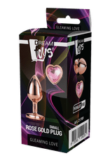 Dreamtoys ANALNI ČEP Gleaming Love Rose Gold Small