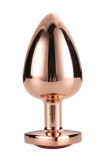 Dreamtoys ANALNI ČEP Gleaming Love Rose Gold Large