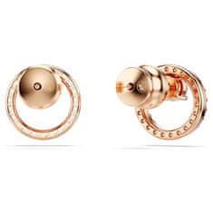 Swarovski Svetleči bronasti uhani s kristali Constella 5692263