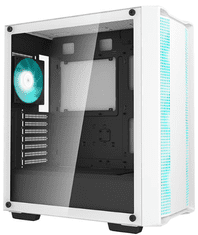 DEEPCOOL CC560 WH V2 računalniško ohišje, ATX, LED, kaljeno steklo, belo (R-CC560-WHGAA4-G-2)