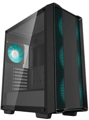 DEEPCOOL CC560 V2 računalniško ohišje, kaljeno steklo, črno (R-CC560-BKGAA4-G-2)