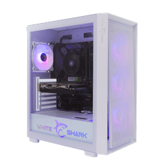 White Shark gaming ohišje GCC-2401 WARHEAD-3 belo / 4x ventilatorji 12cm RGB