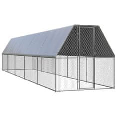 shumee vidaXL Kokošnjak 2x10x2 m pocinkano jeklo