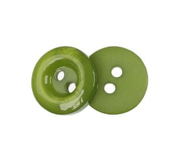 Gumb - set 6 gumbov - premer 10 mm, zelene barve
