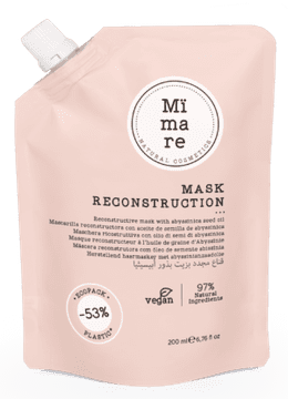 Mimare Reconstruction regeneracijska maska za lase z oljem abesinike za suhe in poškodovane lase (200ml)