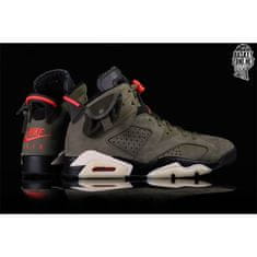 Nike Čevlji zelena 40.5 EU Air Jordan 6 Retro Sp Travis Scott