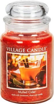 Village Candle Dišeča sveča v kozarcu Mulled Cider 602 g
