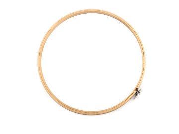 Bambusov vezeninski krog, zelo velik Ø33; 35,5; 40 cm - (Ø33 cm) bambus light