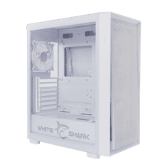 White Shark gaming ohišje GCC-2401 WARHEAD-3 belo / 4x ventilatorji 12cm RGB