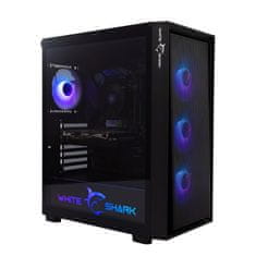 White Shark gaming ohišje GCC-2401 WARHEAD-3 črno / 4x ventilatorji 12cm RGB 