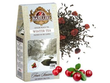 Basilur BASILUR Winter Tea Črni listni čaj z dodanim sadjem brusnic 100 g