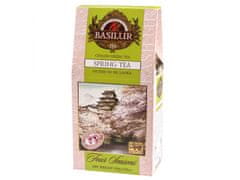 Basilur BASILUR Spring Tea Čaj iz zelenih listov z dodatkom arome ananasa, češnje, cvetače in češnje 100 g x2